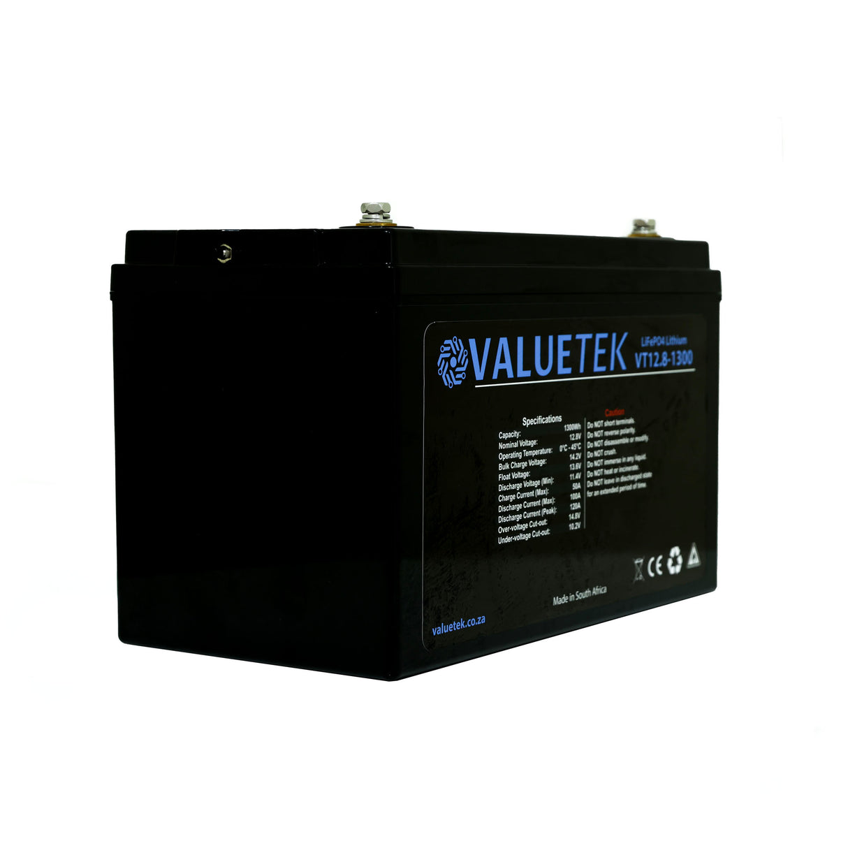 12.8V 108Ah 1.3KWh Lithium (LiFePO4) Battery