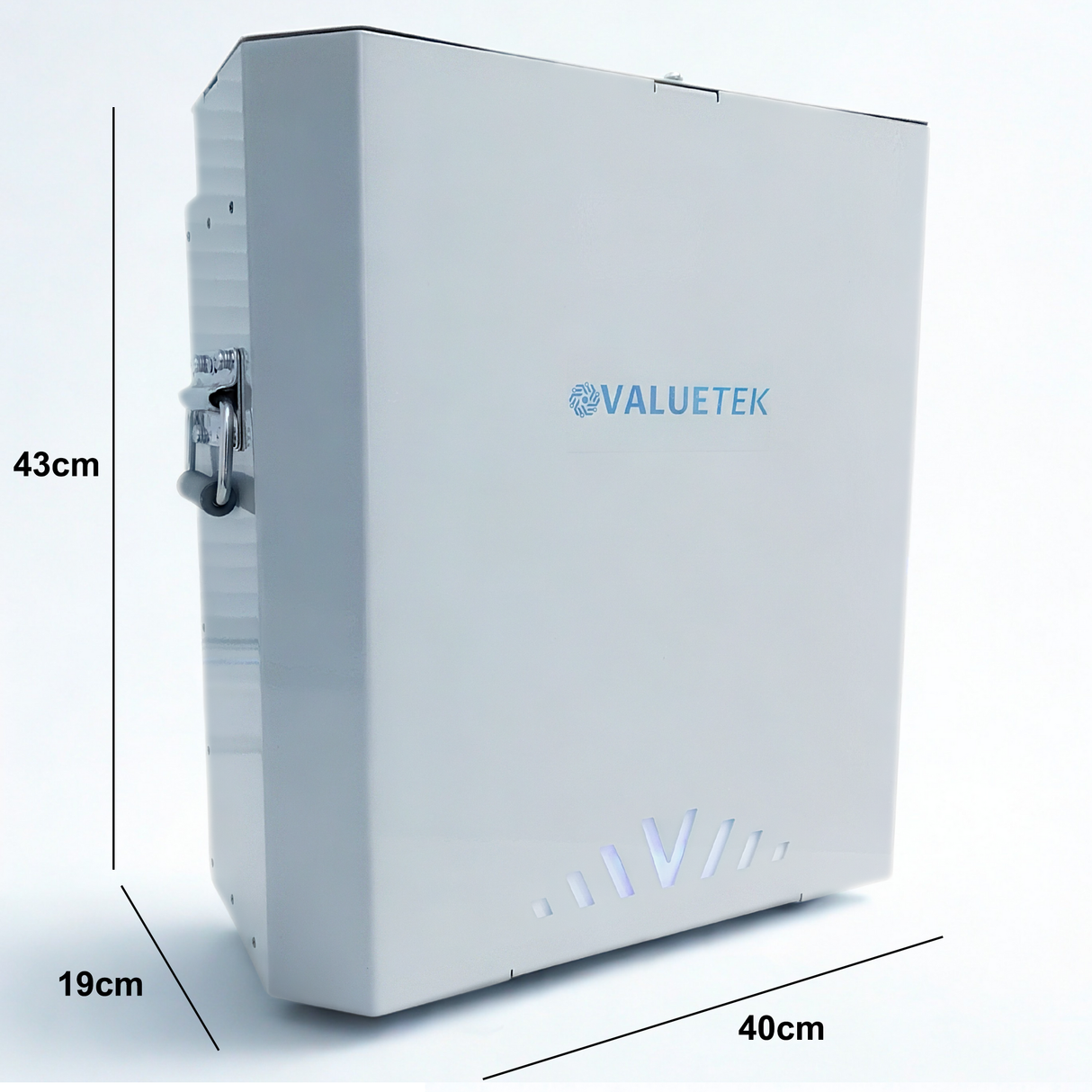 25.6V 100Ah 2.6KW Lithium Bluetooth Enabled Wall Mount Battery