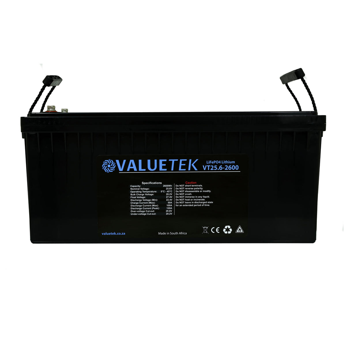 25.6V 100A 2.6KWh Lithium (LiFePO4) Battery. Power The Home.