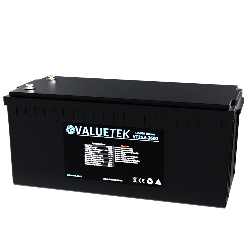 25.6V 100A 2.6KWh Lithium (LiFePO4) Battery. Power The Home.