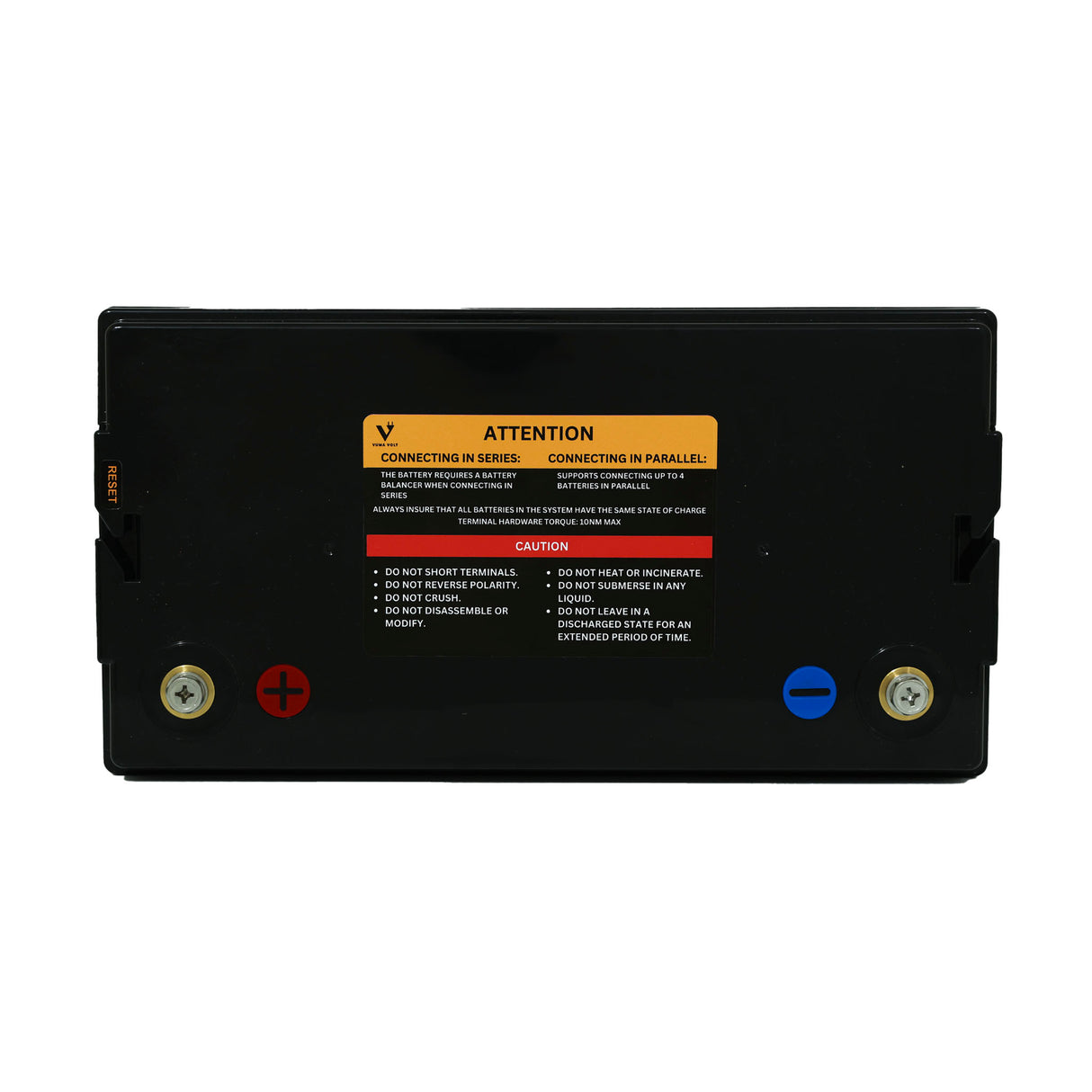 Vuma Volt - 12.8V 100AH 1.28KWh Lithium (LiFePO4) Battery