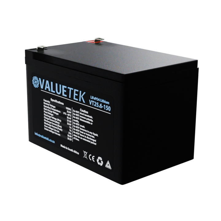 25.6V 6A 150Wh Lithium (LiFePO4) Battery. For Gates