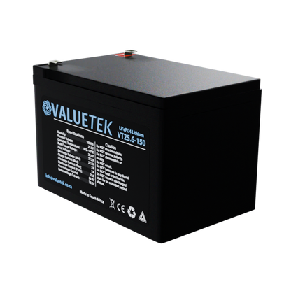 25.6V 6A 150Wh Lithium (LiFePO4) Battery. For Gates