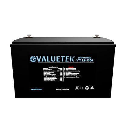 12.8V 108Ah 1.3KWh Lithium (LiFePO4) Battery